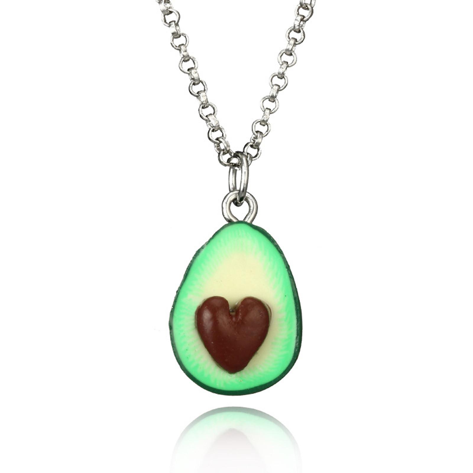 

Cute Fruit Jewelry Necklace HeartShaped ThreeDimensional Fruit Necklace Best Friend Necklace