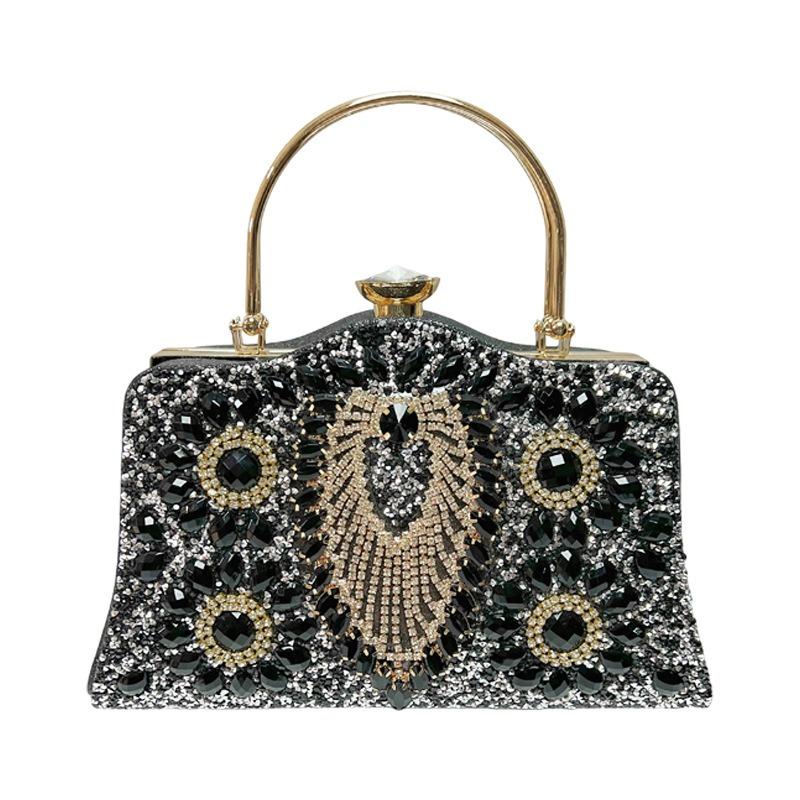 Abendtasche, Diamant-Handtasche, Modische Gesellschaftsdame, Bankett- und Dinner-Tasche, Umhängetasche
