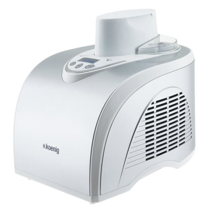 Turbine à glaces HKOENIG - HF180 - Capacité 1 L - Préparation rapide: 30 à 40min - 135W
