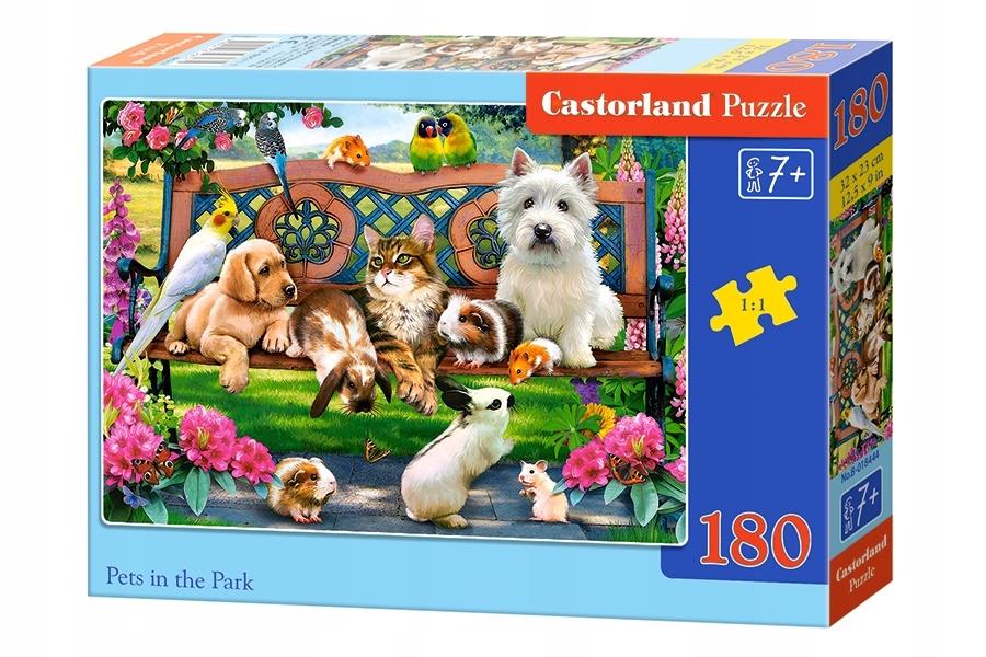 Puzzle 180 Pieces B-018444 Pets In the Park