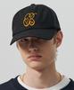 BEYOND CLOSET New Logo Stitch 16-Count Washed Cotton Cap Black