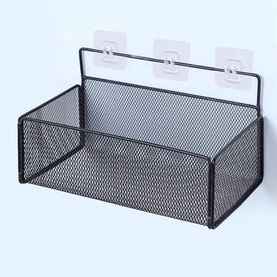 1PC Kitchen Shelf Condiments Spice Punch-Free Drain Basket Kitchen Wall Mounted Student Dormitory Storages Racks