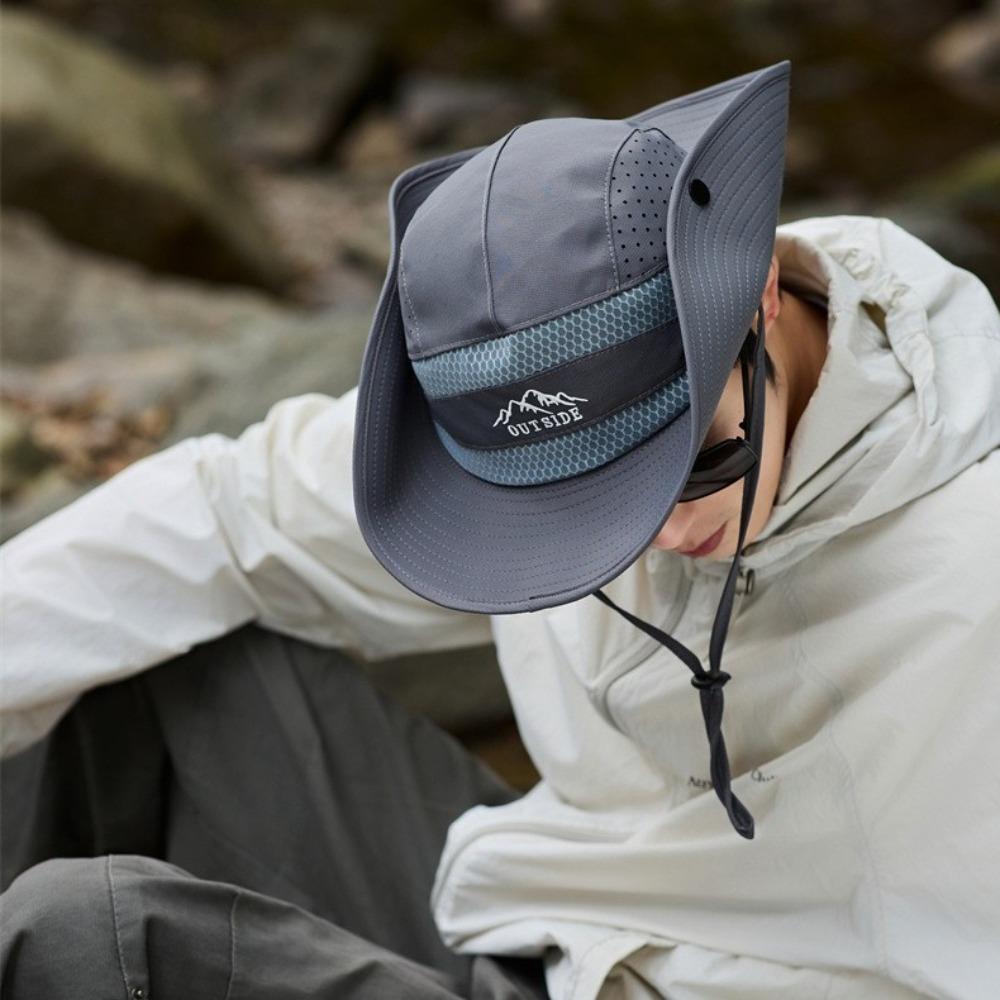 Anti-UV Bucket Hat Anti-Sun Beach Hat New Fisherman Hat Women