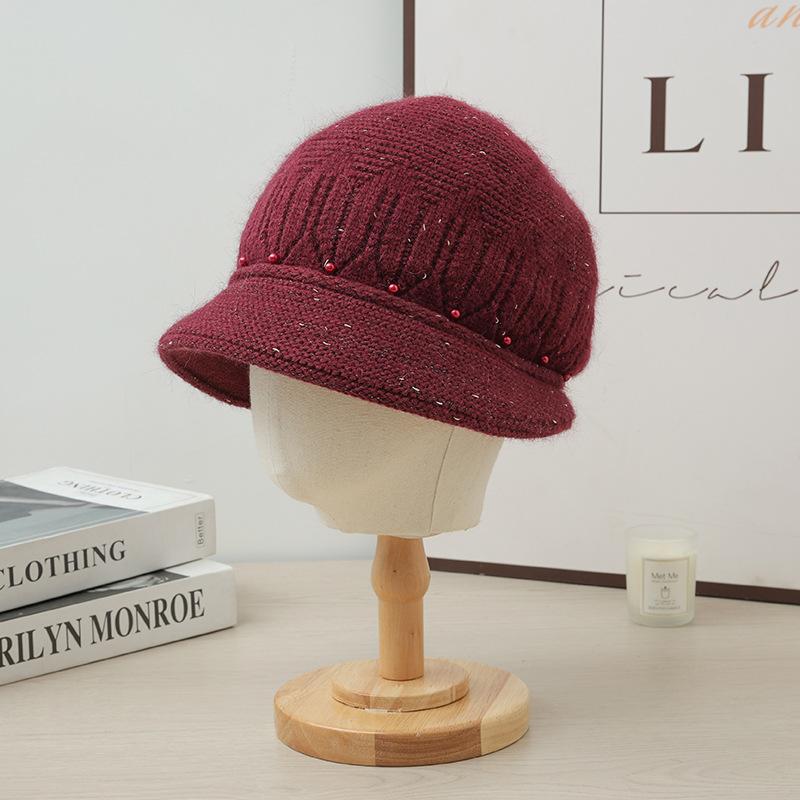 Autumn and Winter Hats for Women  Fashionable and Versatile Plush Hat Outdoor Casual Cold Proof Wool Hat Can Scarf Warm Suit