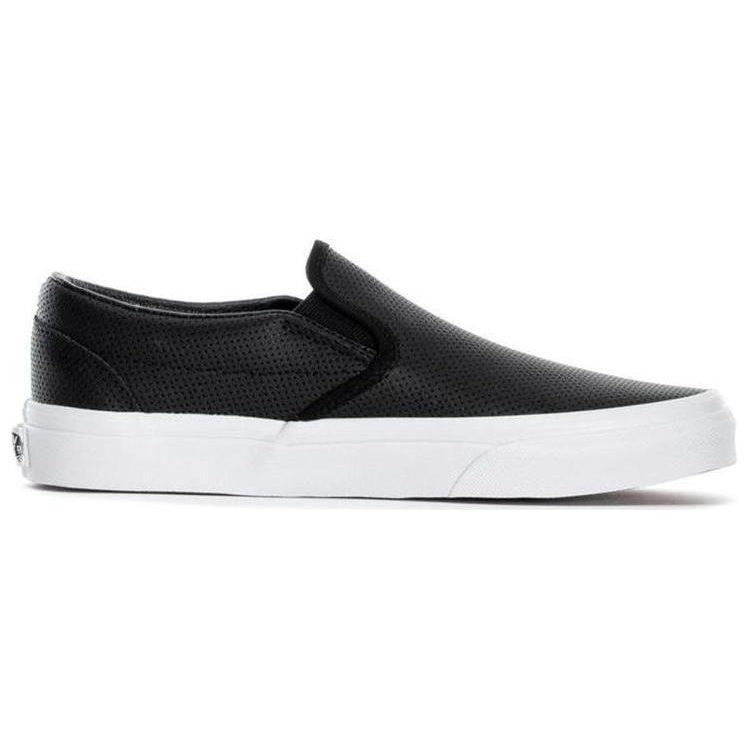 Slip-On Vans Perforated Leather 'Black' VN000XG8DJ6