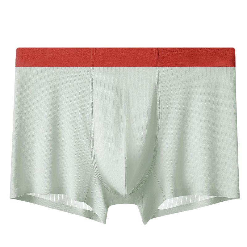 

Мужское быстросохнущее бесшовное эластичное нижнее белье - Индивидуальный большой размер, дышащий ледяной шелк 3XL (Recommended 150-170 jin)