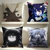 T-Two T-Time Reflective  Double-Sided Printed Cushion Cover Bedroom Bedside Sofa Pillow Case