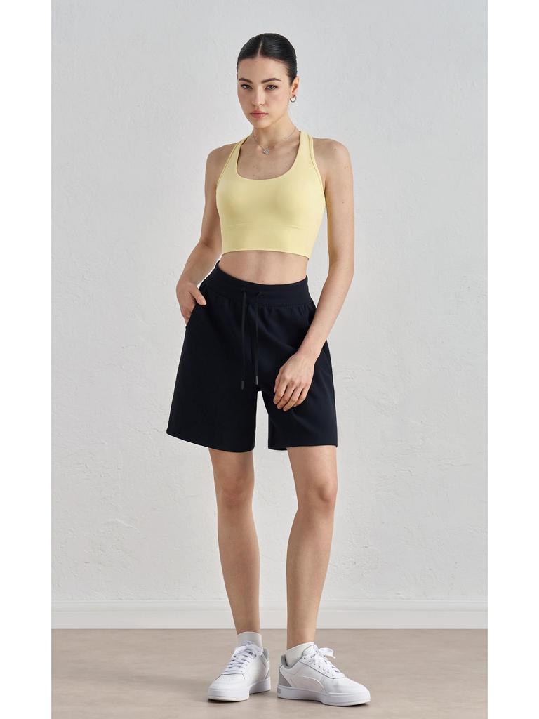 NU Racerback Sport-BH med Bröstinlägg - Yoga Fitness Topp