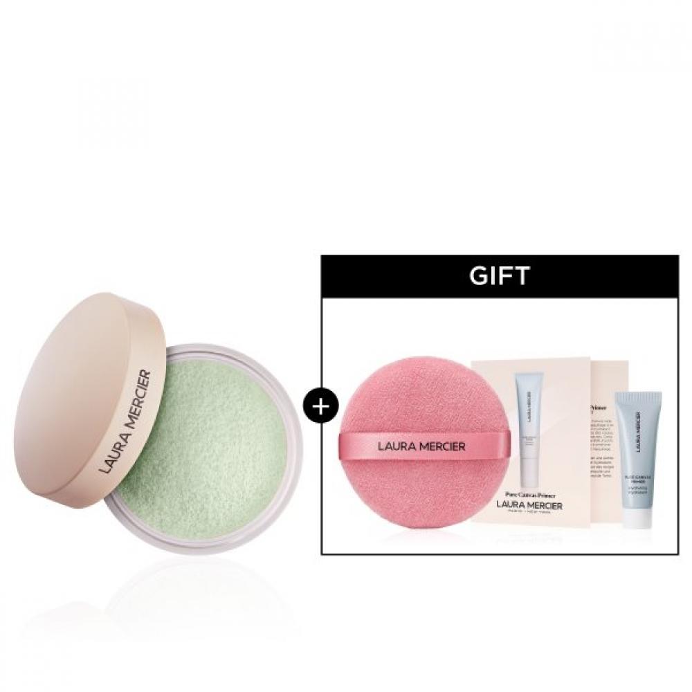 Laura Mercier Translucent Loose Setting Powder Ultra Blur Mint 20g  Pink Velvet TRANSLUCENT LOOSE SETTING POWDER - MINT
