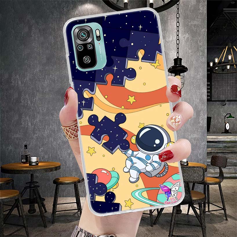 Cartoon Planet Astronaut Star Rocket Soft Phone Case For Xiaomi Redmi Note 15 14 14S 13 12 Pro Plus 12S 11 11S 11E 10 10S 11T 5G