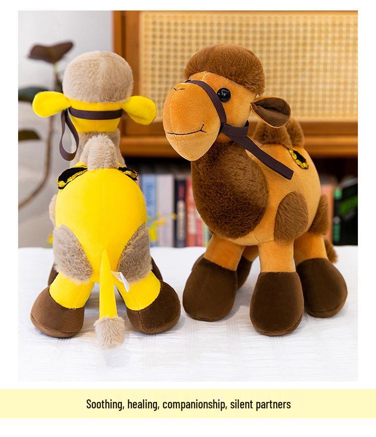 Creative Two-Humped Camel Plush Toy: Dunhuang Travel Souvenir