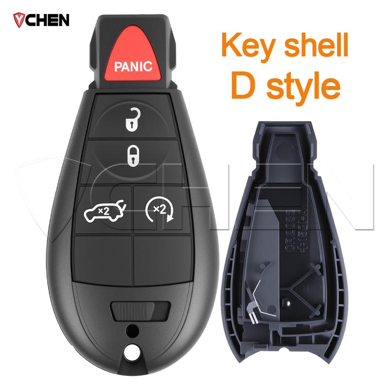 Remote Housing Cover For Chrysler Town Country For Jeep Grand Cherokee For Dodge Journey Ram Charger Caravan Magnum Key Shell