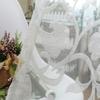 1PC Lozujoju Home Decor Jacquard White Voile Fabrics Modern Window Screening Tulle Curtains