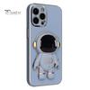 Phone Protective Case Cartoon Foldable Camera Protector Astronaut Mobile Phone Cover with Stand for iPhone 14/Pro/Max (Plus)/Pro Max