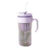HDST Large Capacity Glass Water Bottle with Tea Infuser and Straw