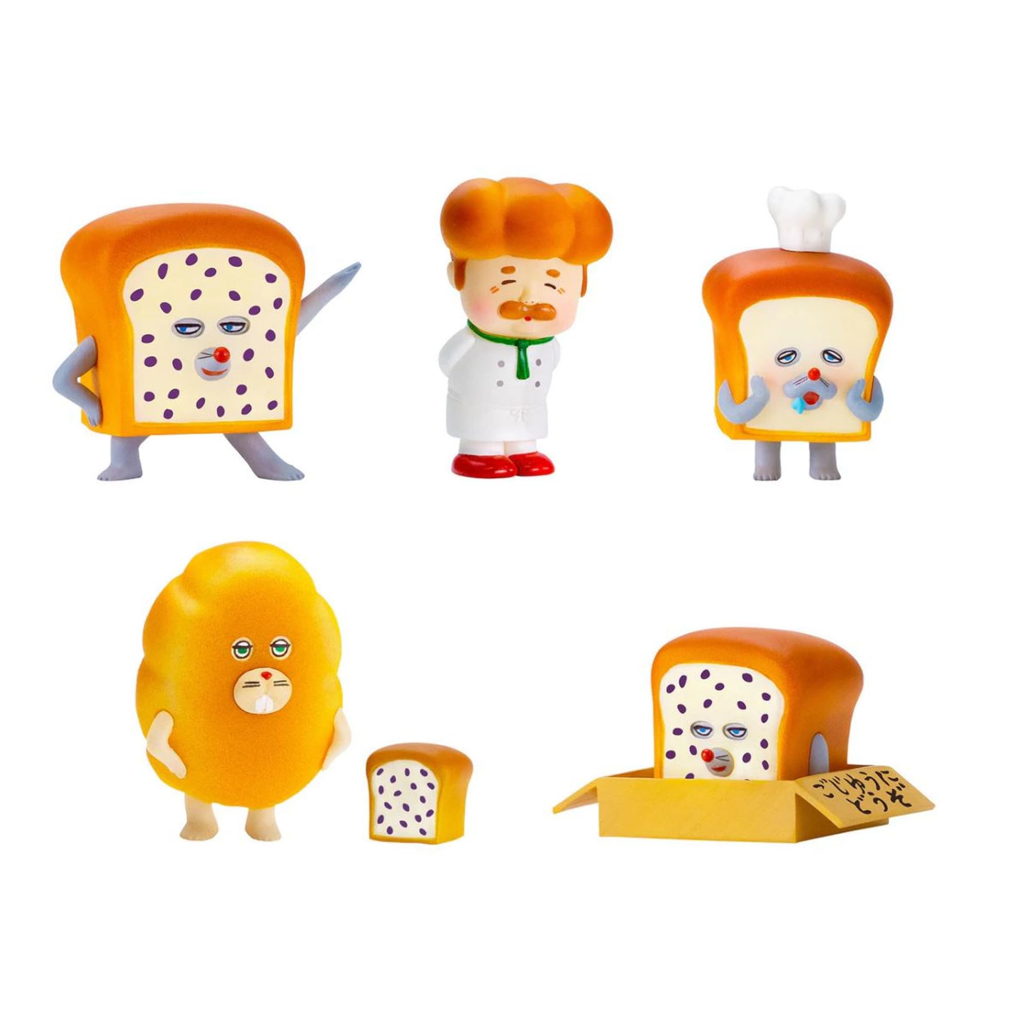 

Bread Thief Figure Collection Vol. 2, 5 Types (No Lucky Item) by Cap*Cell Toy