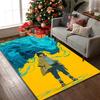 1 pièce de tapis de chaise imprimé Naruto pour utilisation à la maison, au bureau, tapis pour salon, cuisine, salle de jeux