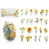 40Pcs/Bag Plant Nature Flower Decorative PVC Sticker Epoxy Resin Crafts Fillers Material for DIY Epoxy Resin Molds Book Decor