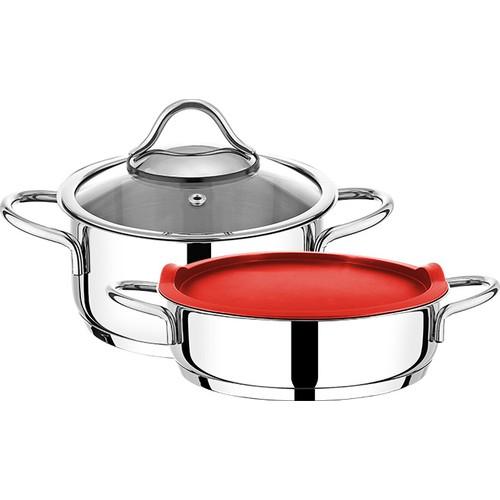 

Aryıldız Cook-Store Кастрюля из 4 предметов и набор кастрюль 16 см