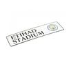 Manchester City FC Offizielles Fußball 3D geprägtes Metall hängendes Straßenschild