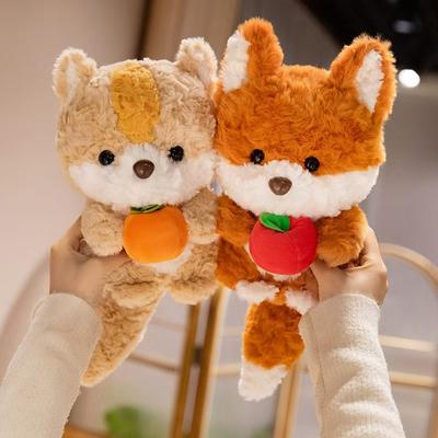 Cute Fox and Squirrel Plush Toy Animal Doll for Girls and Children's Birthday Gift Doll