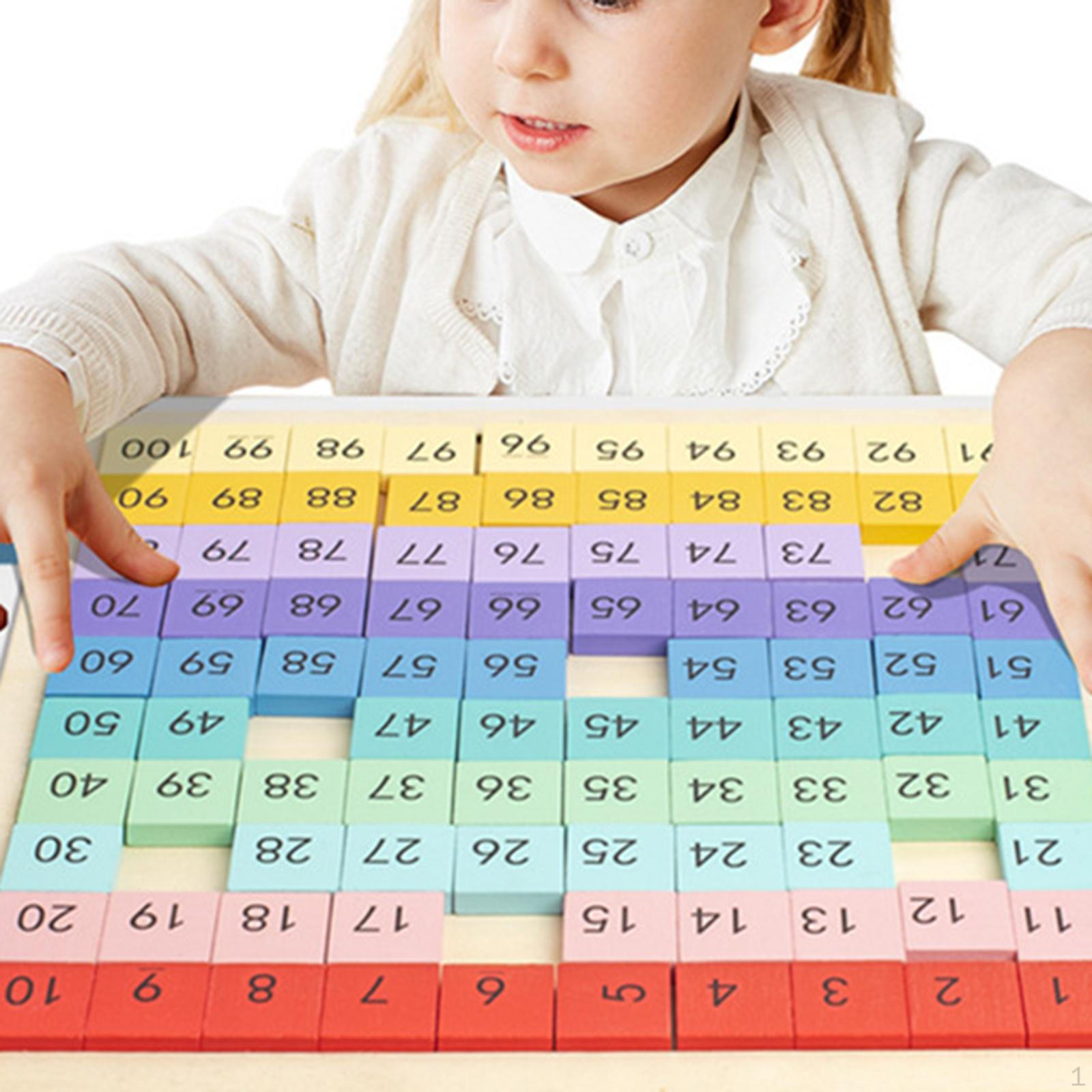 

Деревянная Сотенная Доска Игрушка Дошкольное Обучение Многоразовая Координация Рук и Глаз Дети Когнитивное