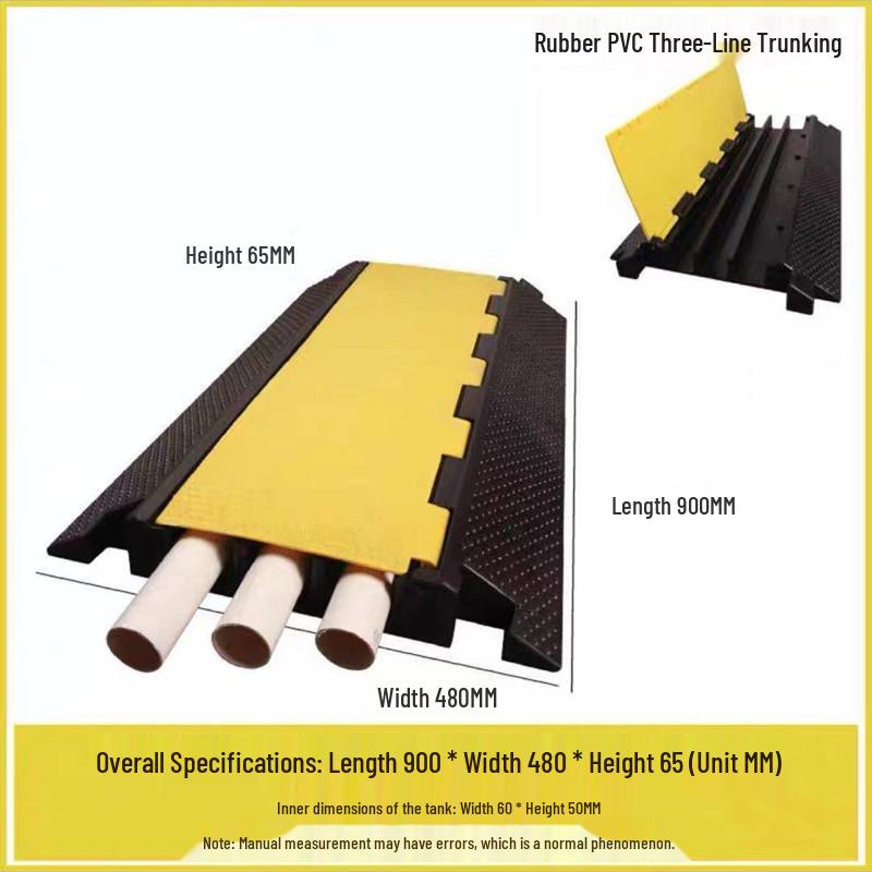 Indoor/Outdoor Cable Protection Rubber Trunking Speed Bump