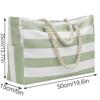 Strandtasche für Damen Große Strandtasche mit Reißverschluss Wasserdichte Sandfeste Strandtasche Große Schwimmbad Strandtasche