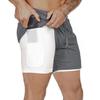 Men's Double-Layer Quick-Dry Sports Shorts for Fitness & Hiking