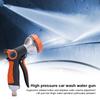 High Pressure Garden Sprayer Head Adjustable Water Hose Nozzle with 5 Spray Patterns for Watering Plants Cleaning Cars Showering