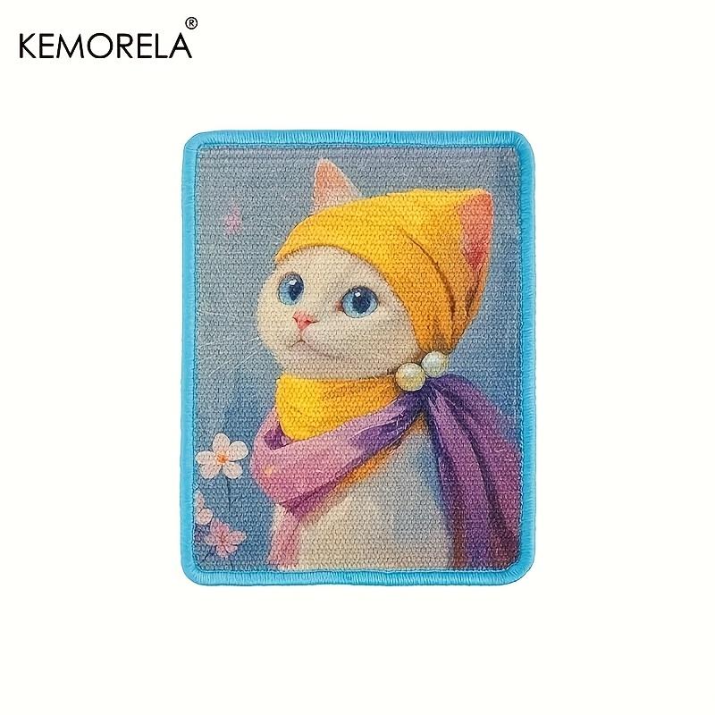 

Van Gogh Starry Night Cat Scratching Post, Wall Mounted 2-in-1 Art Decor & Interactive Toy, Durable Scratch Proof Board for Cats