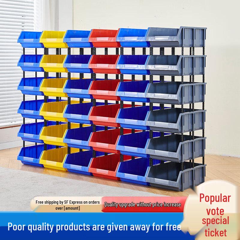Heavy-Duty Modular Industrial Plastic Storage Bin