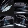 Car Angel Wings Wireless Car Door LED Rear Mirror Welcome Courtesy Shadow Projector Lamp Carpet Projection For Benz Toyota 12v
