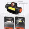 High-Brightness LED Headlamp: USB Rechargeable, Magnetic, Long-Range for Camping & Mountaineering