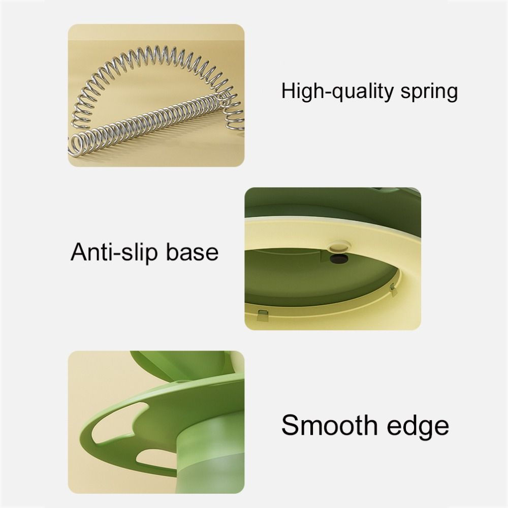 Detachable Cat Ball Track Toy Rotating Pet Puzzle Training Toy Cat Turntable Toy  Multi-Cat