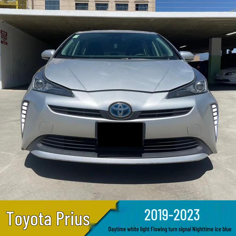 Toyota Prius 2019-2023 Daytime Running Lights with Flowing Turn Signals & Ice Blue Night Mode