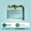 Shixun Outdoor Wooden Planter Box with Trellis