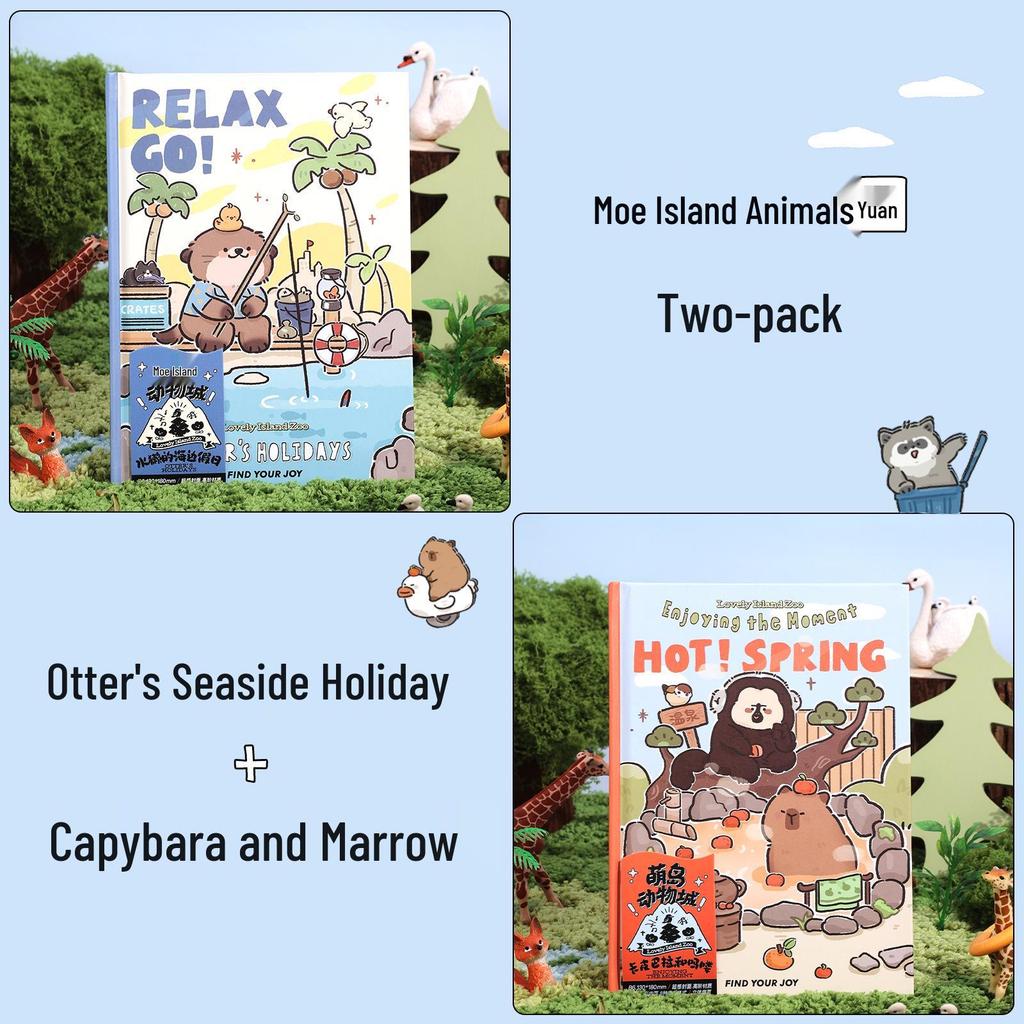 Cute Cartoon Zoo Notebook: Ideal Diary and Gift for Elementary Students