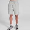 Reebok Solid Color Lace-Up Knitted Casual Shorts Unisex shorts Gray 24SRC607UGG3