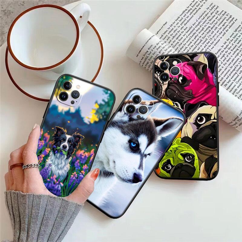 Cute Dog Pug Corgi Beagle Case for Motorola Edge 60 60s 70 G86 G56 G54 E14 G04S G45 G54 G64 S30 S50 X30 X40 X50 Ultra Pro