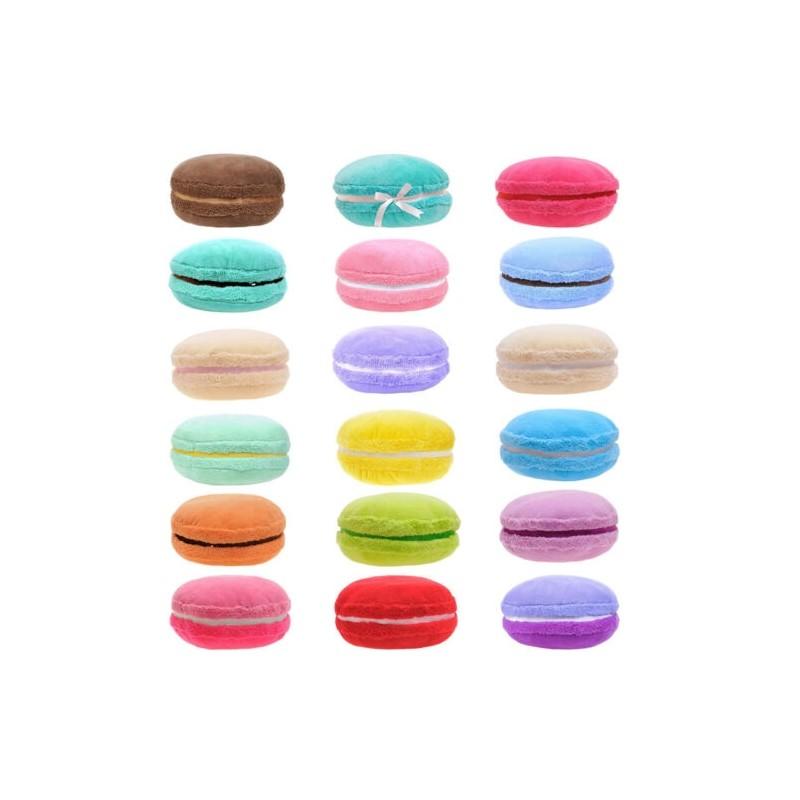 Soft And Fluffy 15 Inch Coussin Moelleux In Colorful Bonbon Hues Featuring Plush Material