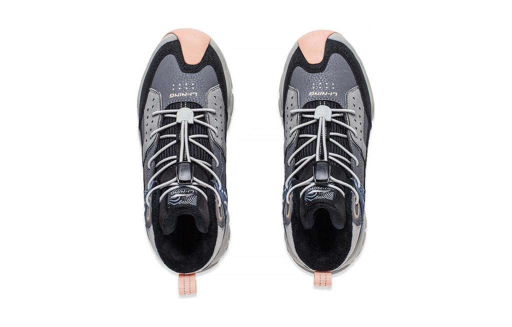 Li Ning YOUNG Teamfight Tactics 2.0 Fleece Lined Thermal Cushioning Abrasion Resistant Rebound Mid top YKET002-32