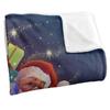 JQ Licensing Chimney Magic Silky Santa Christmas Supersoft Blanket