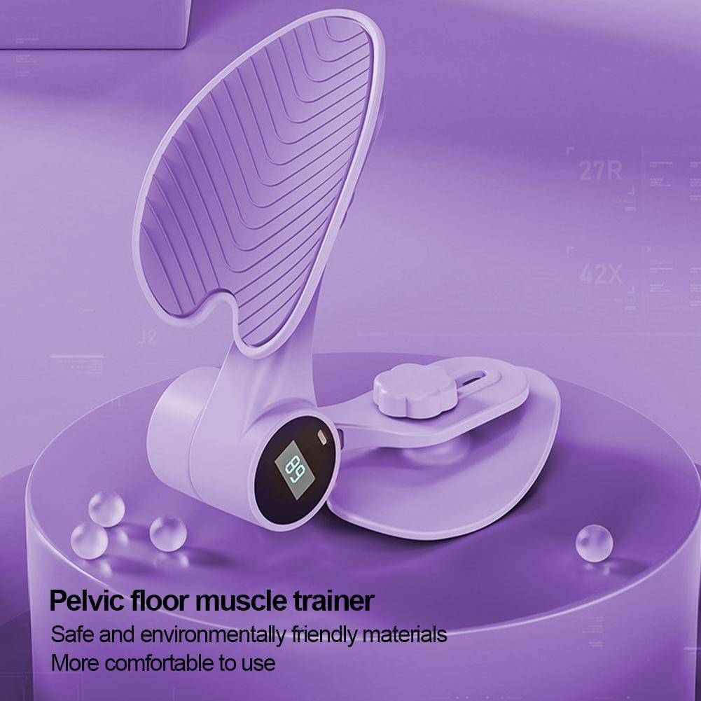 Fitness Leg Clip Smart Screen Count Rotatable Buttock Exercise Machine Multifunctional Stable Yoga Props Adjustable for Home Gym