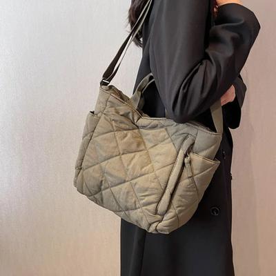 Leisure Nylon Shoulder Bag  New Minimalist and Versatile WOMEN'S Handbag Large Capacity Shopping Bag