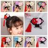 Quaste Hanfu Haarspange Mesh Gänseblümchen Haarnadel Kawaii Blume Entenschnabel Clip weiblich/Kinder