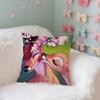 Classic Cartoon BBambiS Kawaii Throw Pillow Covers Pattern Cushion Cover Suitable For Sofa Bedroom Car Pillow Cover