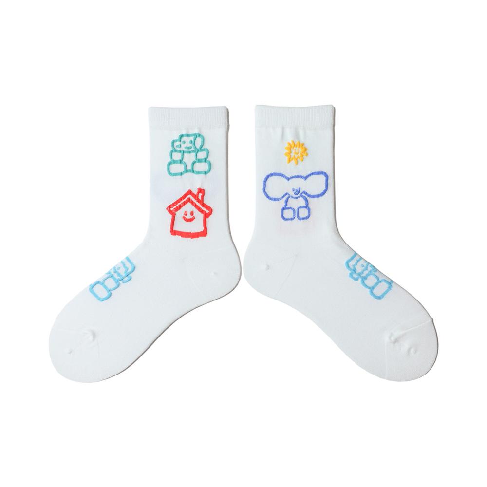 Playmate Series: 8 Adorable Ladies' Cotton Socks