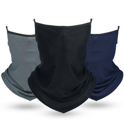 Balaclava Neck Gaiter Face Cover with Ear Loops Scarf Bandana UV Sun Protection Face Mask for Outdoor Sports