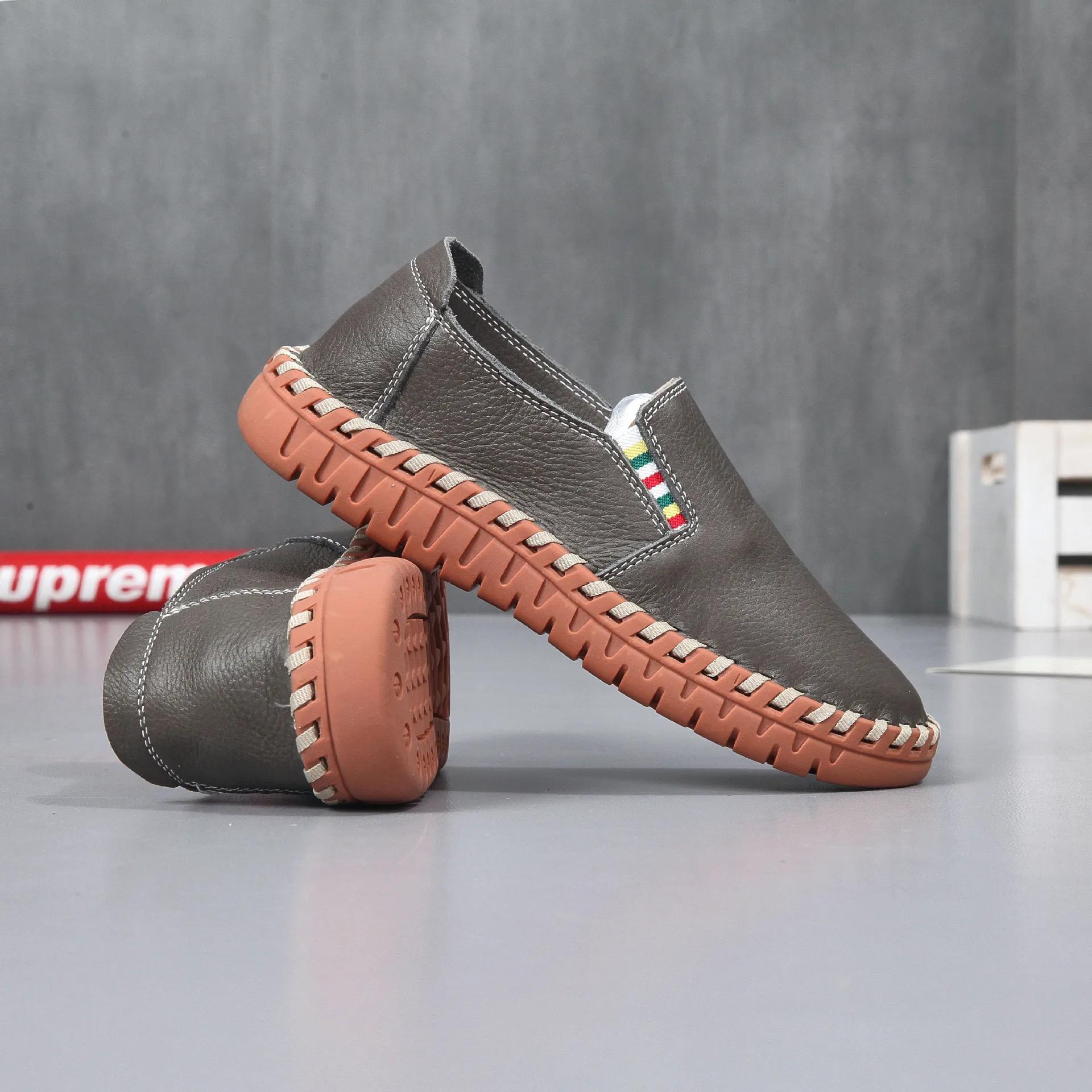 Модные женские туфли из коровьей кожи — фото 10